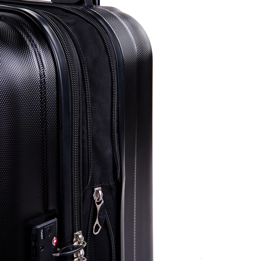 Maleta Rígida FIERO 2.0 SPINNER 24 EXP-TSA Mediana BLACK