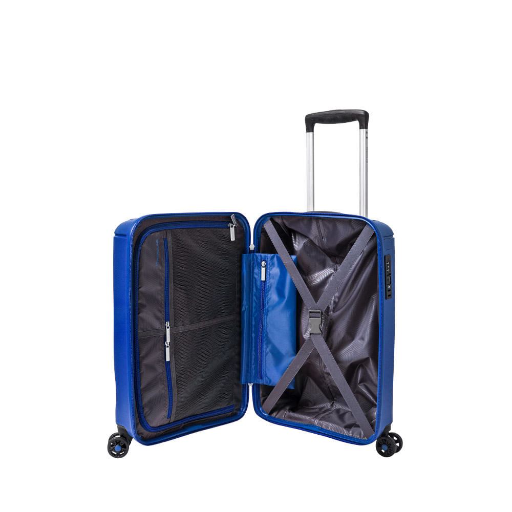Maleta Fortress Spinner 55 Navy Cabina 35 Lts