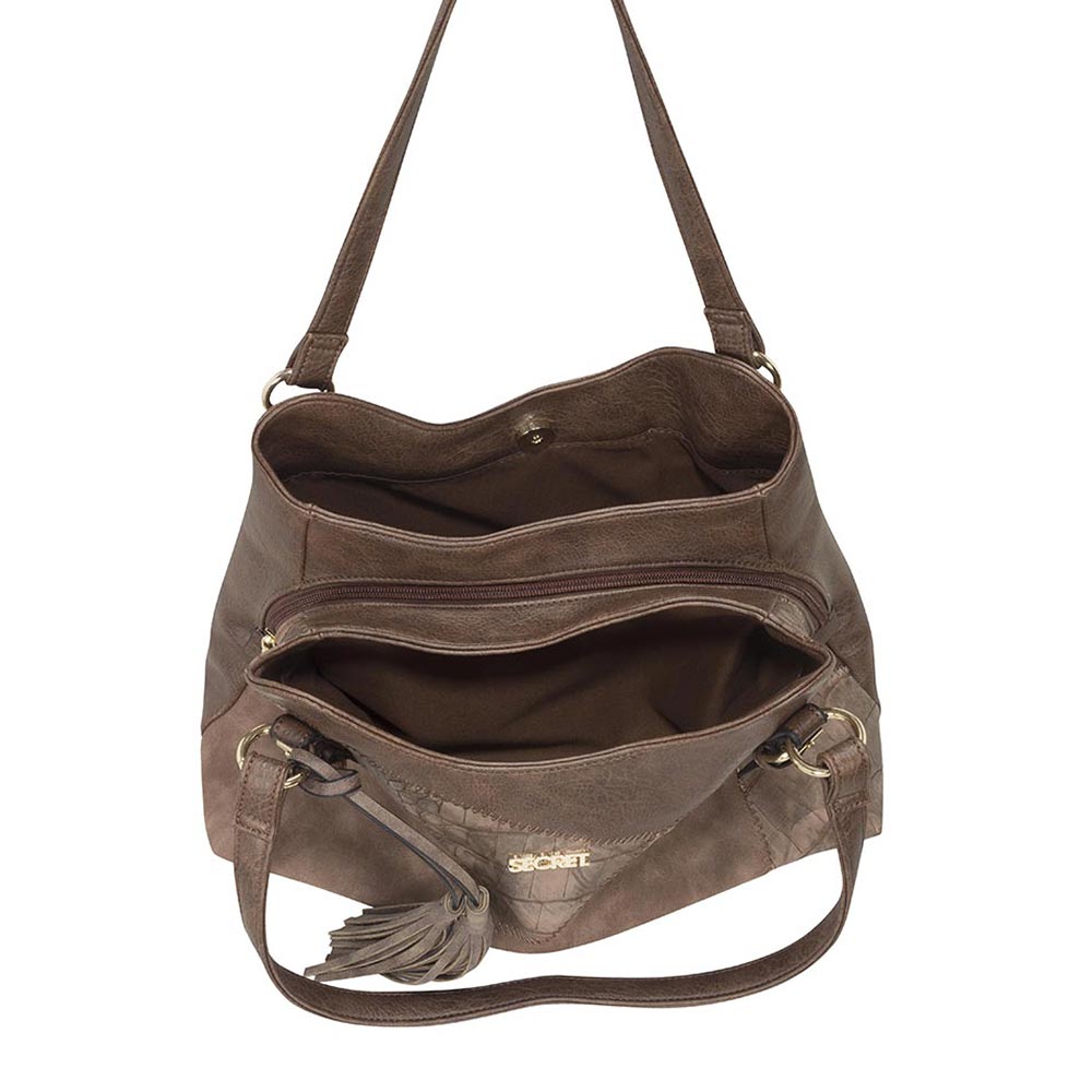 Cartera Kingstong Shoulder Bag Café L