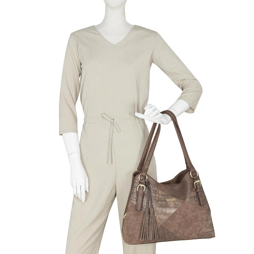 Cartera Kingstong Shoulder Bag Café L