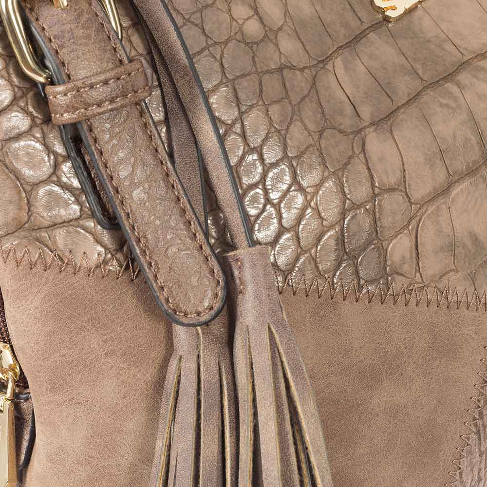 Cartera Kingstong Shoulder Bag Café L