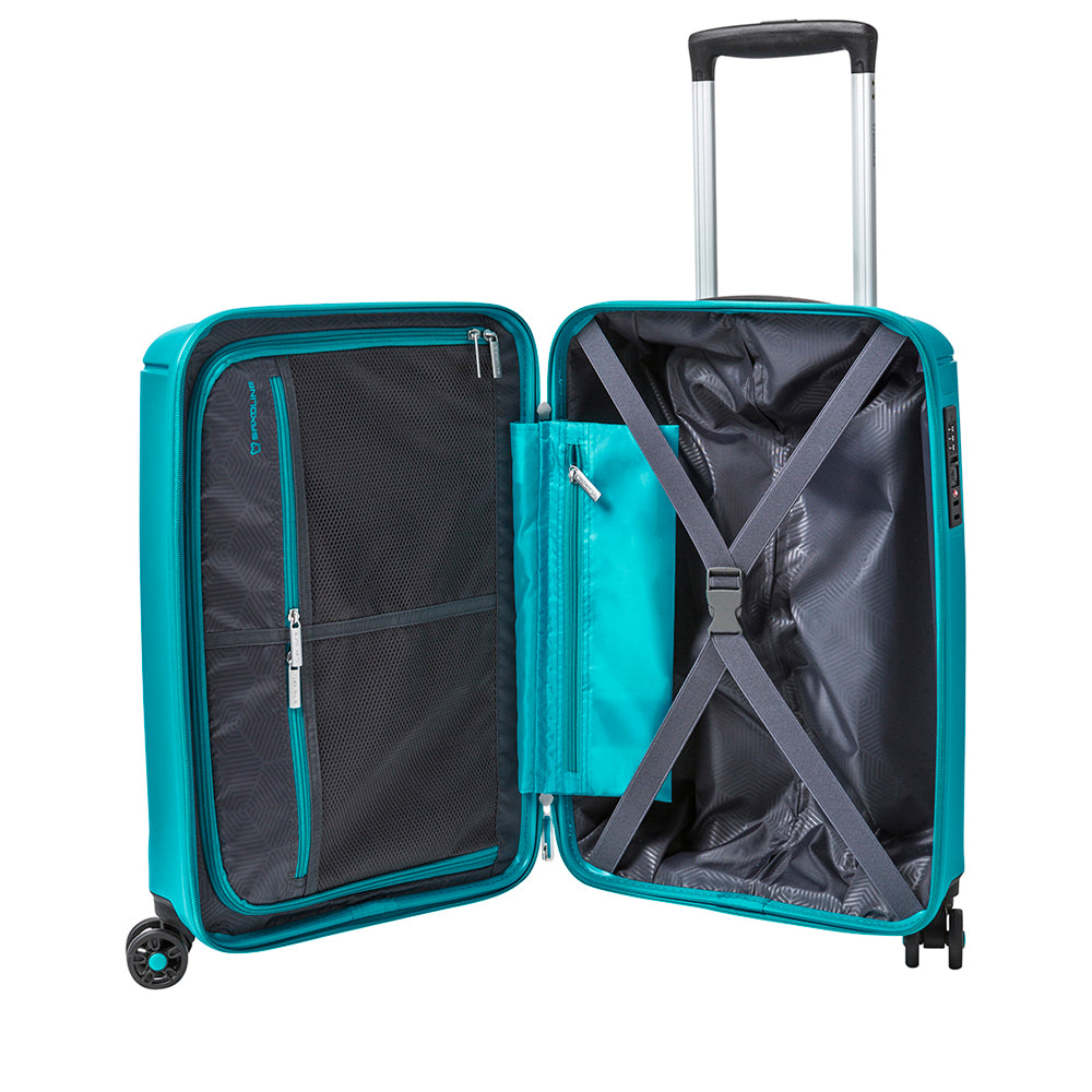 Maleta Fortress Spinner 55 Teal Cabina 2,5 Lts