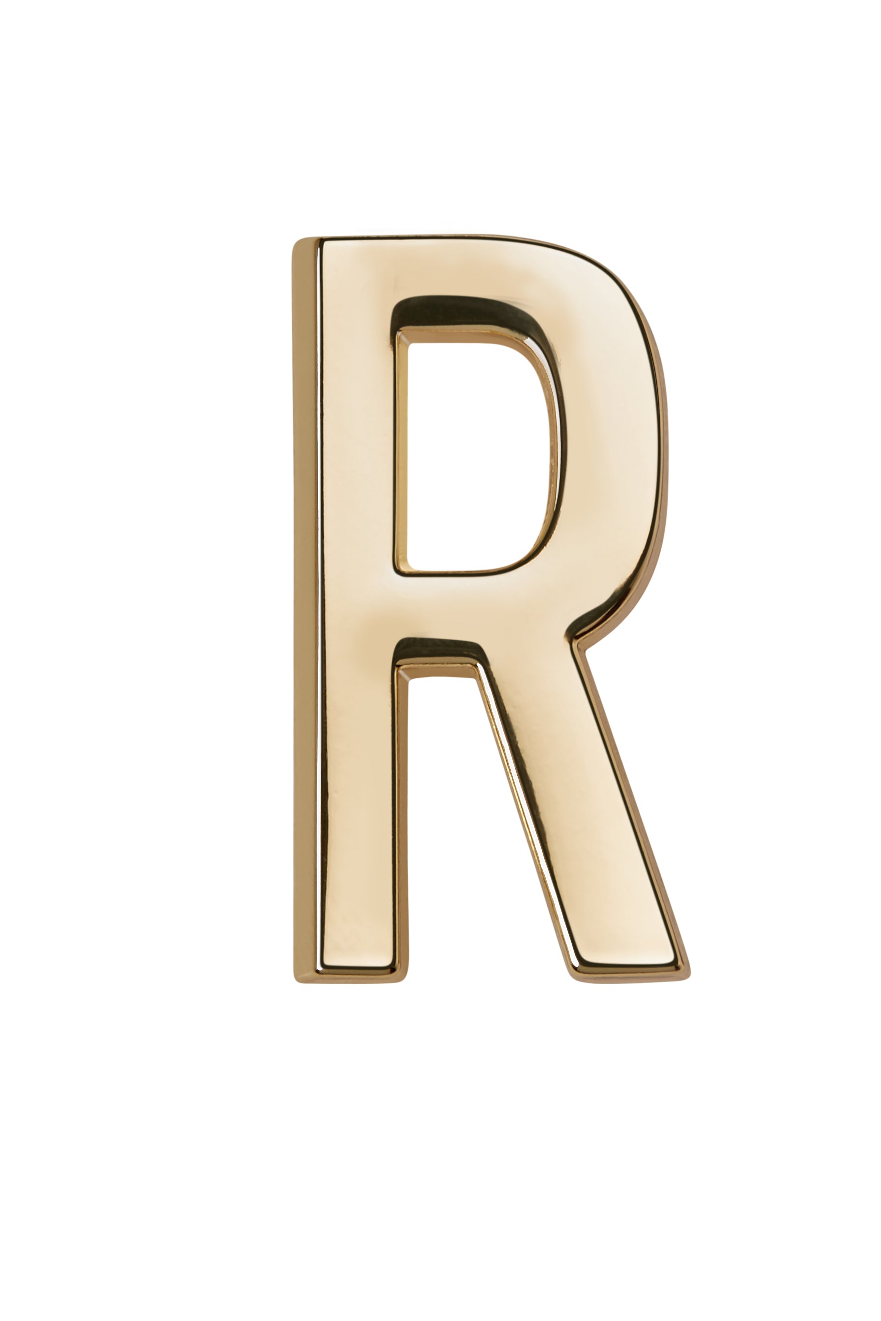 My Alphabet Letter R Light Gold