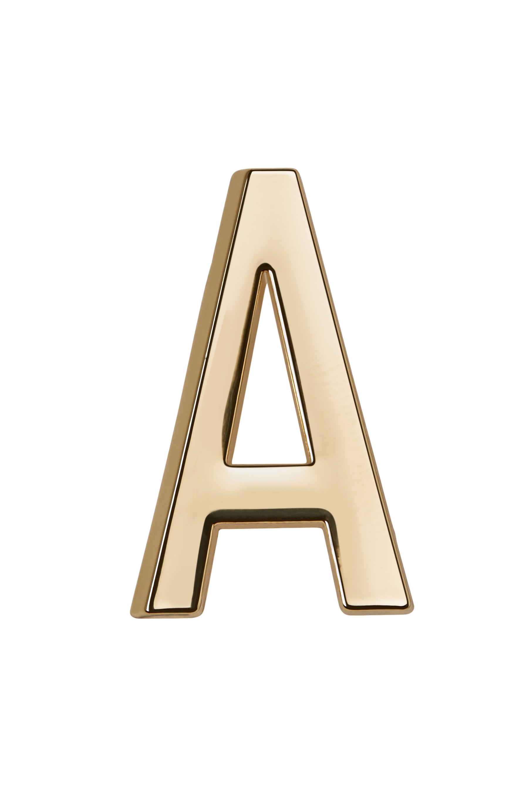 My Alphabet Letter A Light Gold
